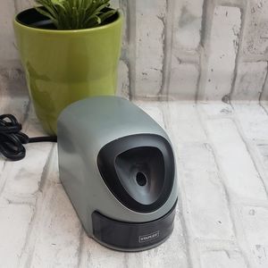 Electric Pencil Sharpener, Silver/Black